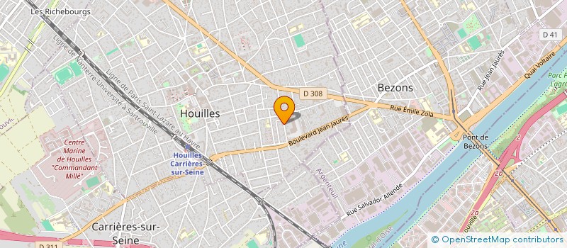 localisation de l'entreprise SCI AXEL  HOUILLES