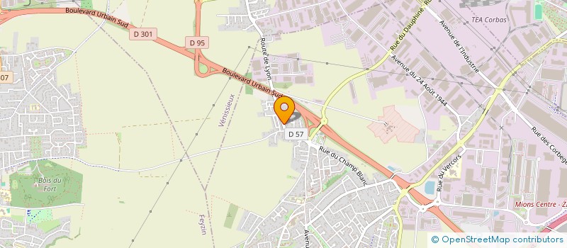 localisation de l'entreprise SCI AXEL à CORBAS