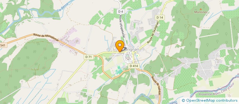 localisation de l'entreprise SCI AXEL  GRIGNAN