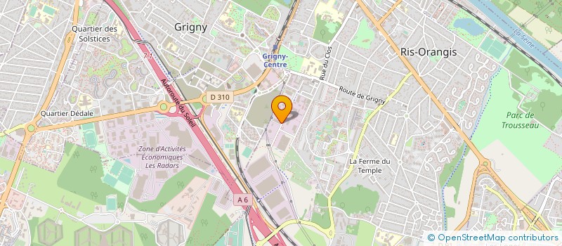 localisation de l'entreprise SCI AXEL à RIS-ORANGIS
