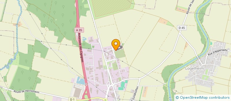 localisation de l'entreprise SCI AXEL  SAINTE-CROIX-EN-PLAINE