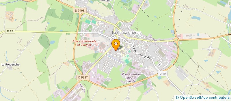 localisation de l'entreprise SCI AXEL FAMILY  LA CHATAIGNERAIE