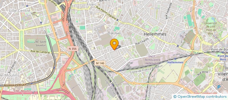 localisation de l'entreprise SCI AXELE à LILLE