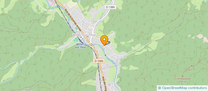 localisation de l'entreprise SCI AXELHER  WILLER-SUR-THUR