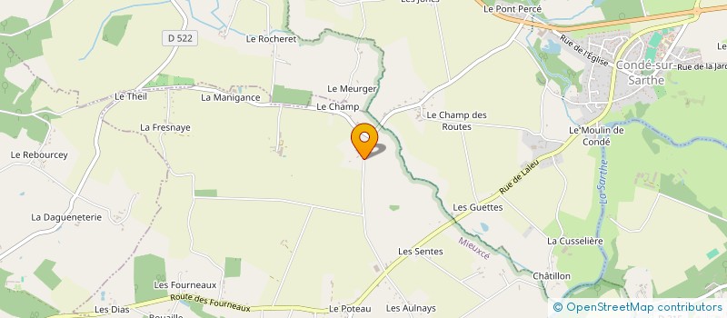 localisation de l'entreprise SCI AXELIMMO à MIEUXCE