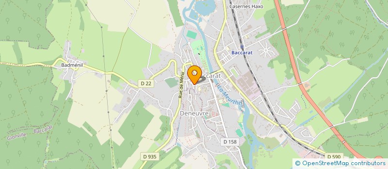 localisation de l'entreprise SCI AXELLE  BACCARAT