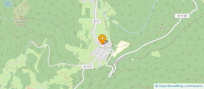 localisation de l'entreprise SCI AXELLE  RIBEAUVILLE