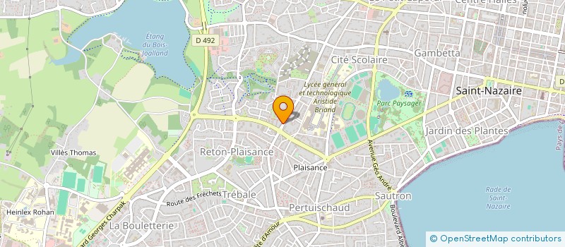 localisation de l'entreprise SCI AXELLE DESVAUX  SAINT-NAZAIRE