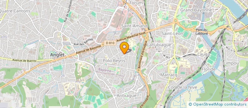 localisation de l'entreprise SCI AXIAL à BAYONNE