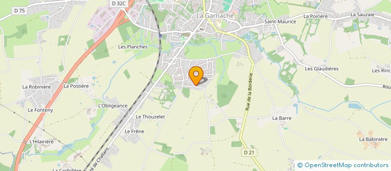 localisation de l'entreprise SCI AXILIN à LA GARNACHE