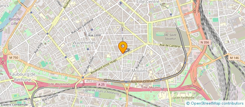 localisation de l'entreprise SCI AXIOME à LILLE