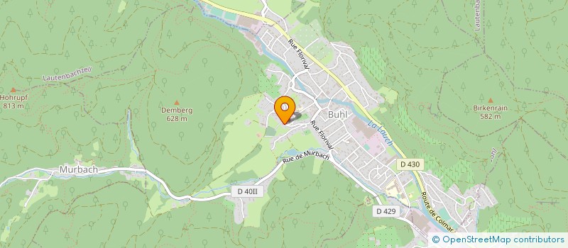 localisation de l'entreprise SCI AXIS  BUHL