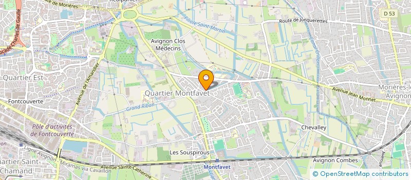 localisation de l'entreprise SCI AXIS  AVIGNON