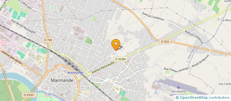 localisation de l'entreprise SCI AXIS  MARMANDE