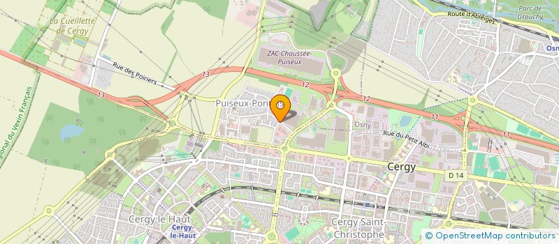 localisation de l'entreprise SCI AXIS à PUISEUX-PONTOISE