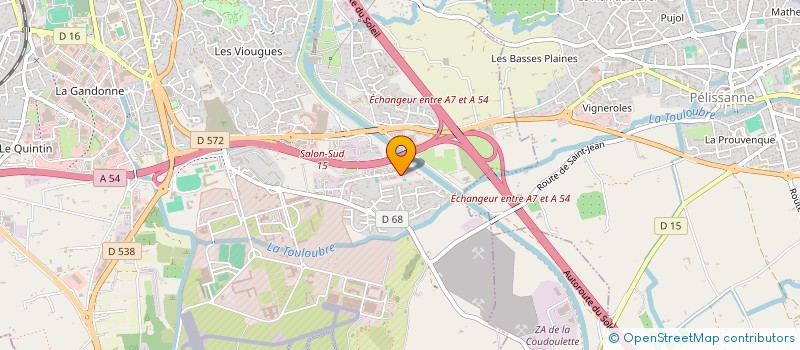 localisation de l'entreprise SCI AXIS  SALON-DE-PROVENCE