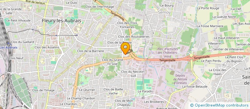 localisation de l'entreprise SCI AXIS IMMO ORLEANS à ORLEANS