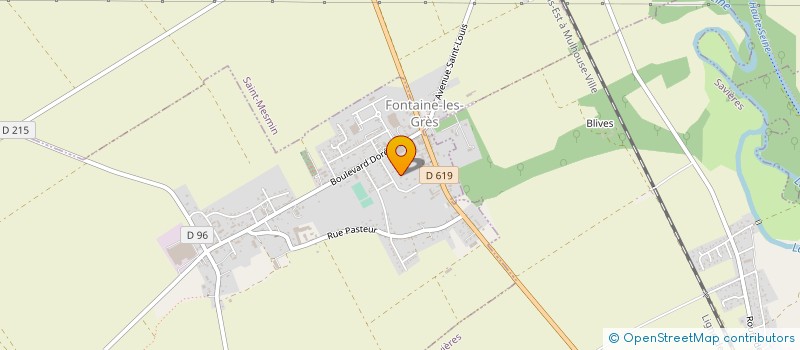 localisation de l'entreprise SCI AXLO  VAUPOISSON