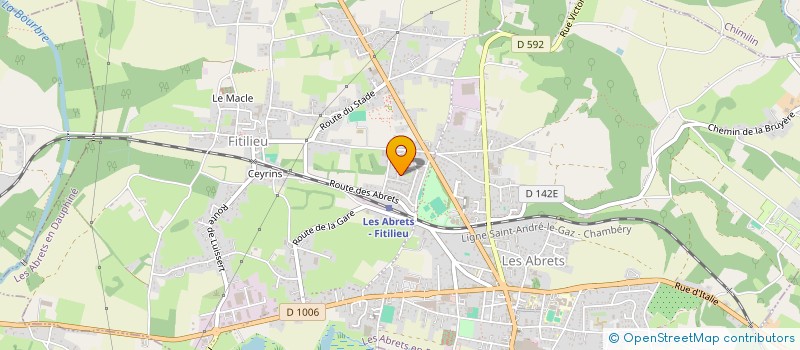 localisation de l'entreprise SCI AXOLOT  LES ABRETS-EN-DAUPHINE