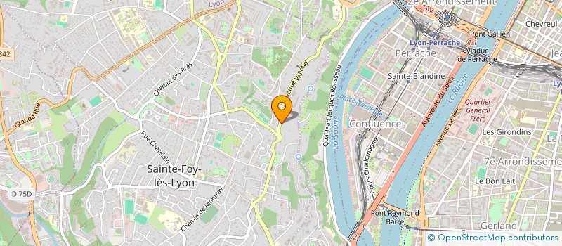 localisation de l'entreprise SCI AXON  SAINTE-FOY-LES-LYON