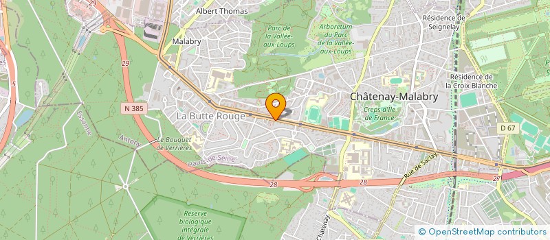 localisation de l'entreprise SCI AXOR IMMOBILIER  CHATENAY-MALABRY