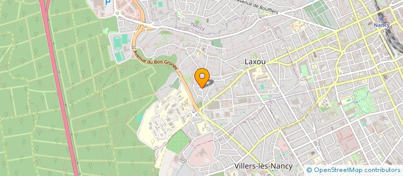 localisation de l'entreprise SCI AXR  LAXOU