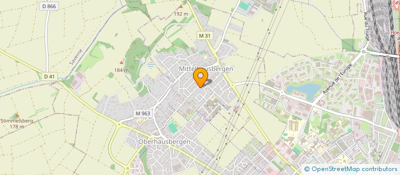 localisation de l'entreprise SCI AXSO  MITTELHAUSBERGEN