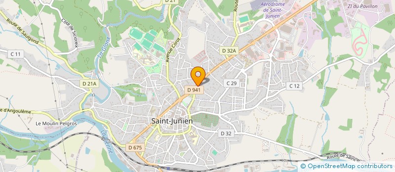 localisation de l'entreprise SCI AXVIC à SAINT-JUNIEN