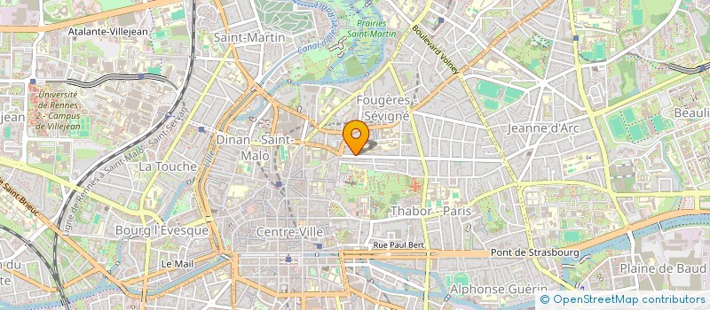 localisation de l'entreprise SCI AXXOME IMMOBILIER  RENNES