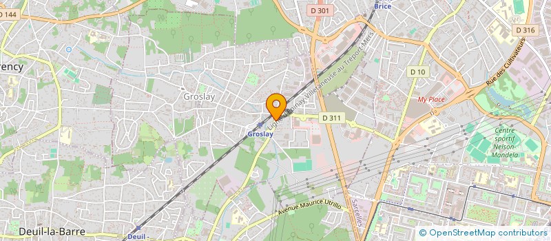 localisation de l'entreprise SCI AY&CO  GROSLAY