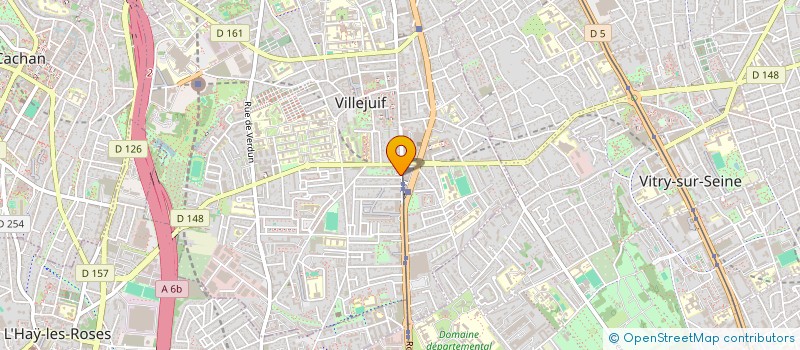 localisation de l'entreprise SCI AY'S  VILLEJUIF