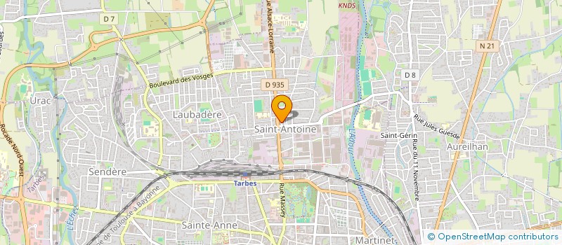 localisation de l'entreprise SCI AY WAZ  TARBES