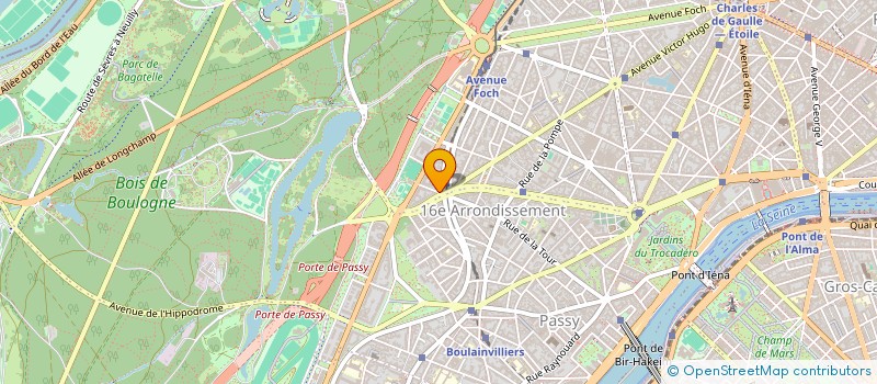 localisation de l'entreprise SCI AY2  PARIS