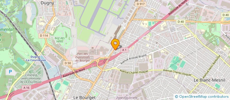 localisation de l'entreprise SCI AYA à LE BLANC-MESNIL