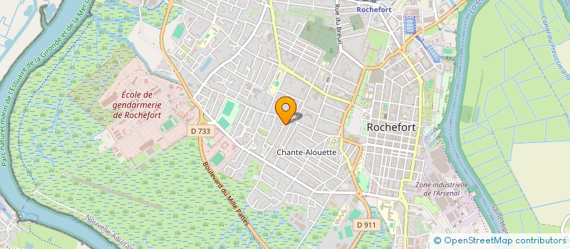 localisation de l'entreprise SCI AYA  ROCHEFORT