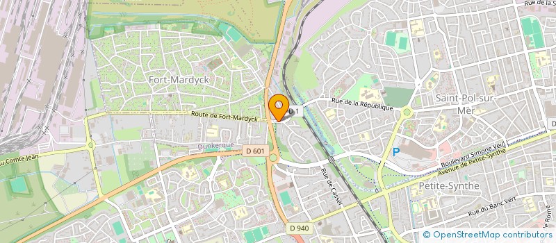 localisation de l'entreprise SCI AYA à DUNKERQUE