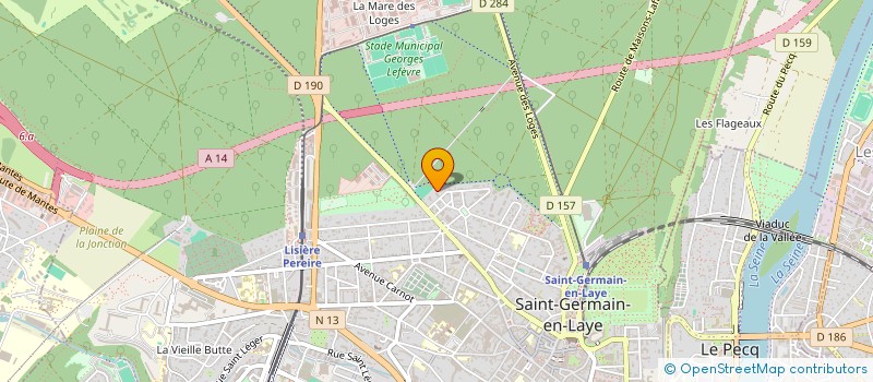 localisation de l'entreprise SCI AYA  SAINT-GERMAIN-EN-LAYE