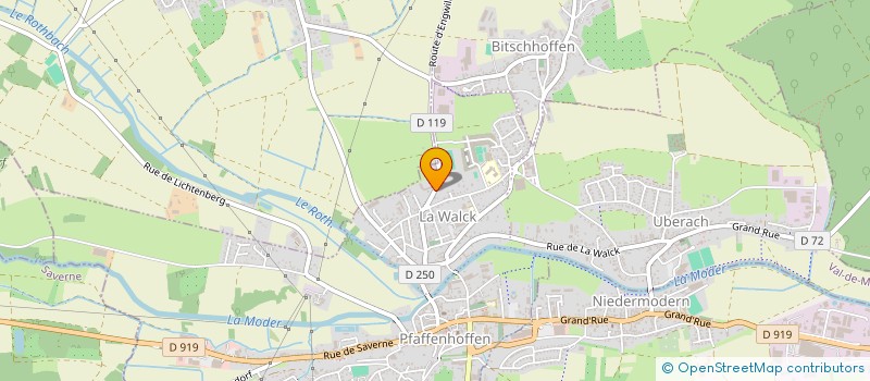 localisation de l'entreprise SCI AYA  VAL-DE-MODER