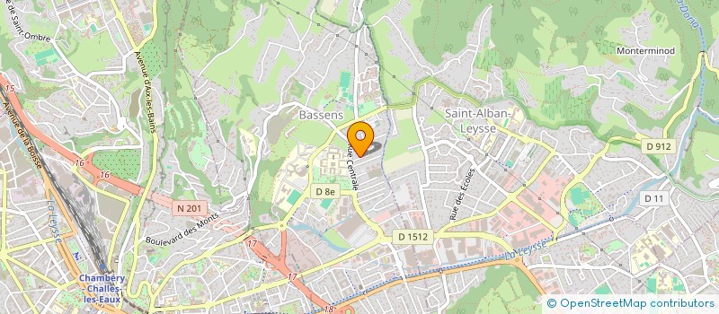 localisation de l'entreprise SCI AYA  BASSENS