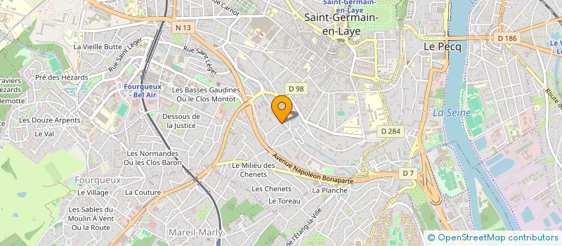 localisation de l'entreprise SCI AYA HYGIE  SAINT-GERMAIN-EN-LAYE