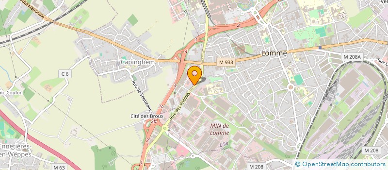 localisation de l'entreprise SCI AYABA-ESSIVI à LILLE