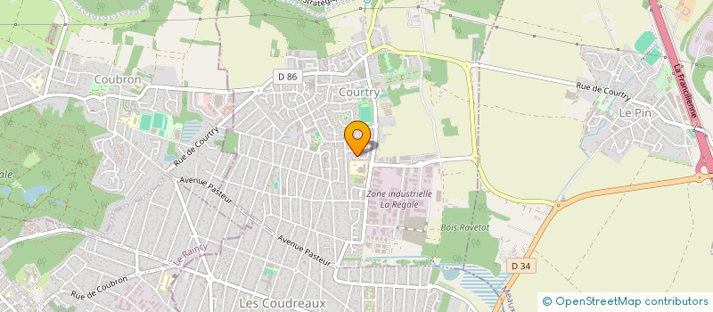 localisation de l'entreprise SCI AYACHI  COURTRY