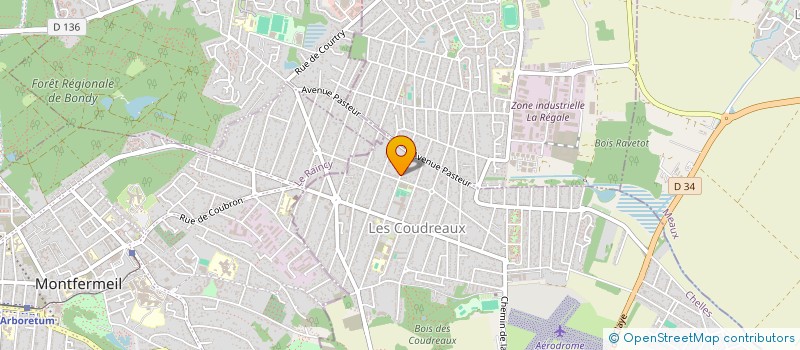 localisation de l'entreprise SCI AYAM  CHELLES