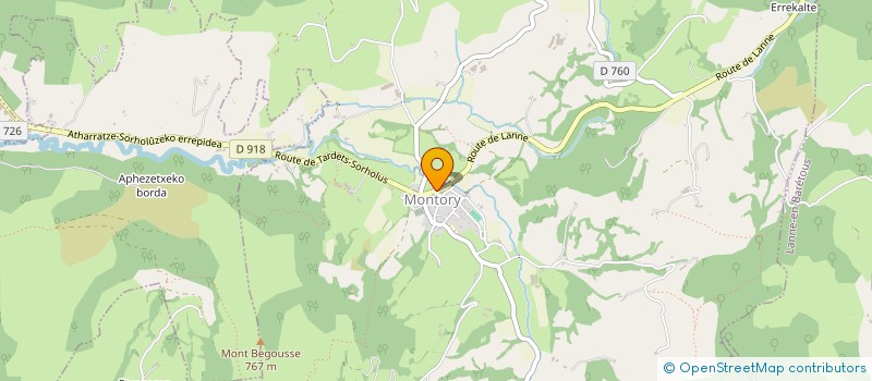 localisation de l'entreprise SCI AYCAGUER PILET  MONTORY