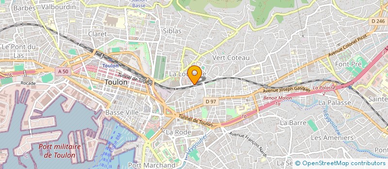 localisation de l'entreprise SCI AYCARD  TOULON