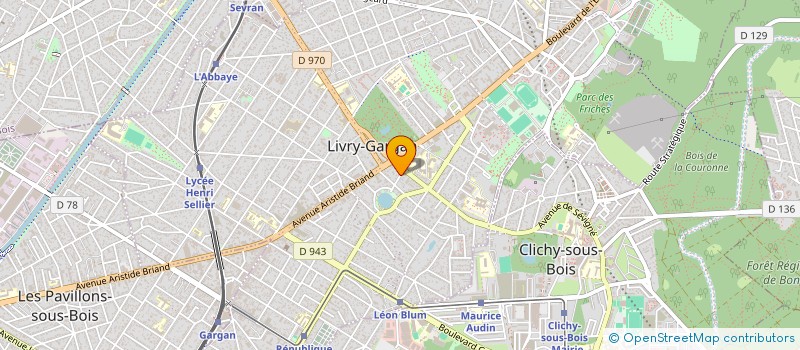 localisation de l'entreprise SCI AYD à LIVRY-GARGAN