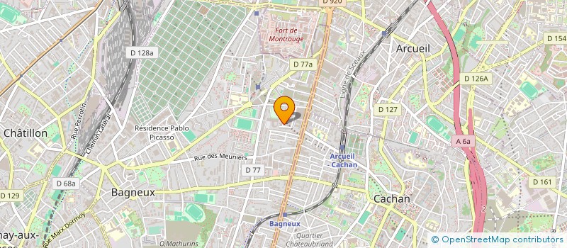 localisation de l'entreprise SCI AYDAN'S HOME  BAGNEUX