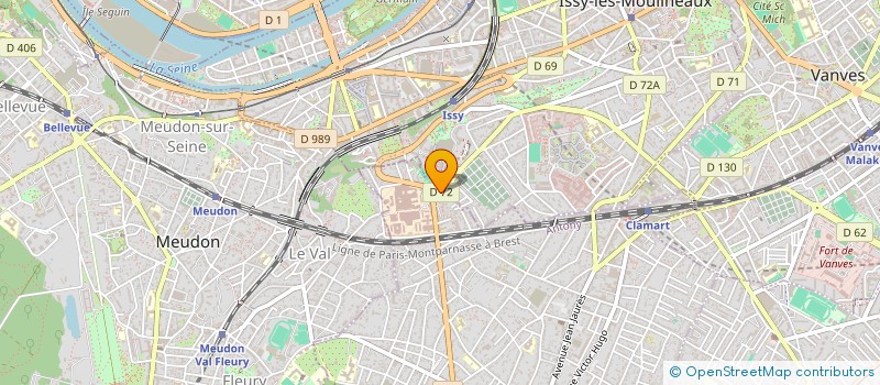 localisation de l'entreprise SCI AYDIN  CLAMART