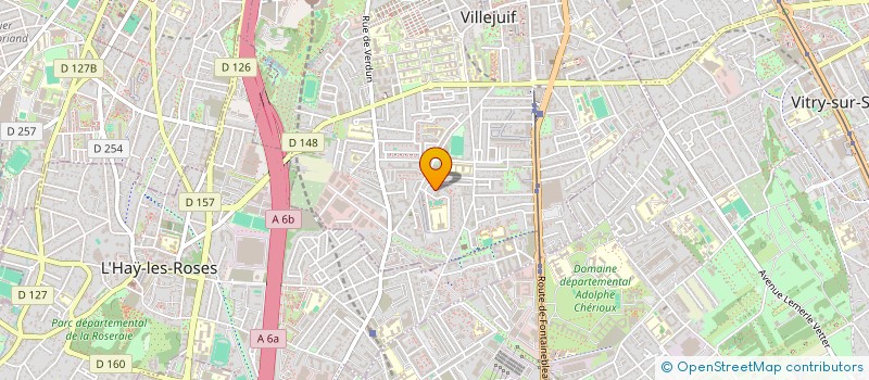 localisation de l'entreprise SCI AYDIN-IZOULI  VILLEJUIF