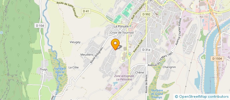 localisation de l'entreprise SCI AYDIN LES MARISTES  BELLEY